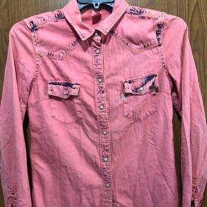 Levi’s Denim Pink Jacket/Shirt